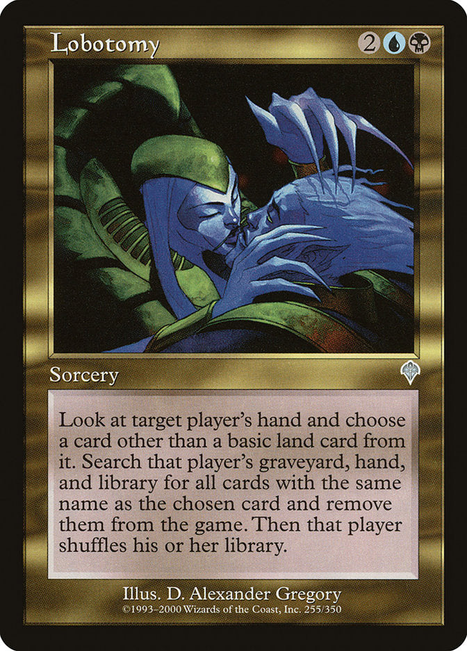 Lobotomy [Invasion] Magic: The Gathering