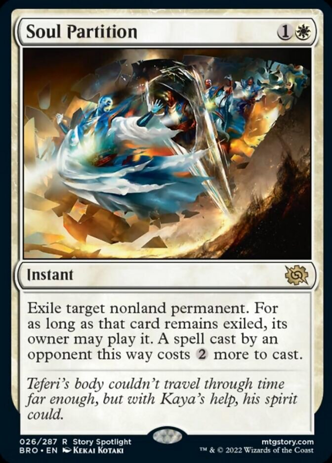 Soul Partition [The Brothers' War] Magic: The Gathering
