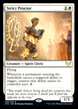 Strict Proctor [Strixhaven: School of Mages] Magic: The Gathering