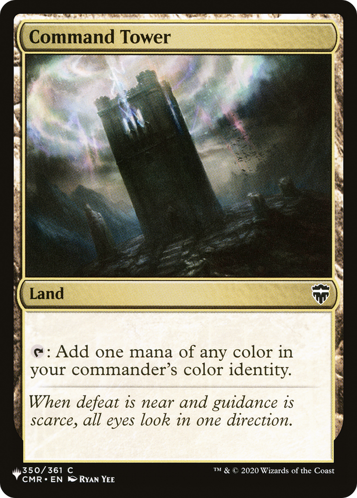 Command Tower (CMR) [The List] Magic: The Gathering