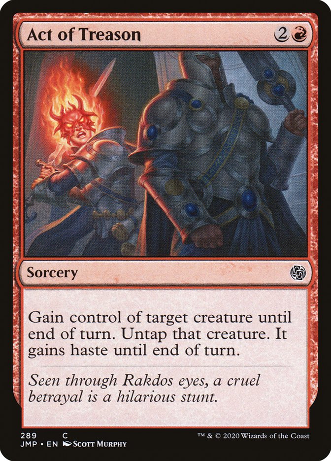 Act of Treason [Jumpstart] Magic: The Gathering