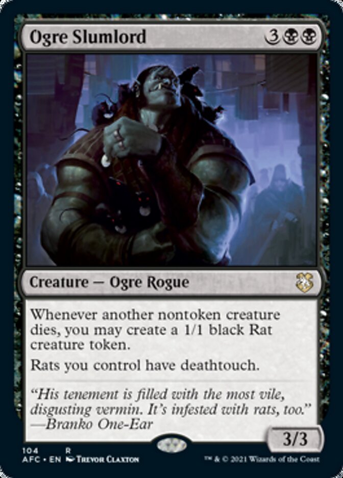 Ogre Slumlord [Dungeons & Dragons: Adventures in the Forgotten Realms Commander] Magic: The Gathering