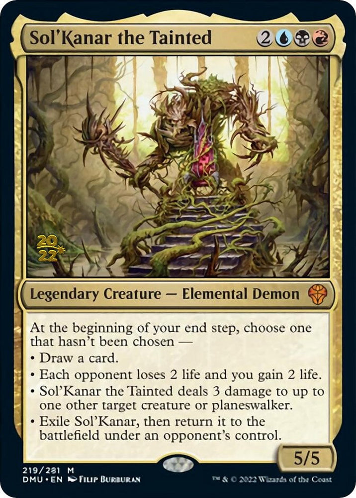Sol'Kanar the Tainted [Dominaria United Prerelease Promos] Magic: The Gathering