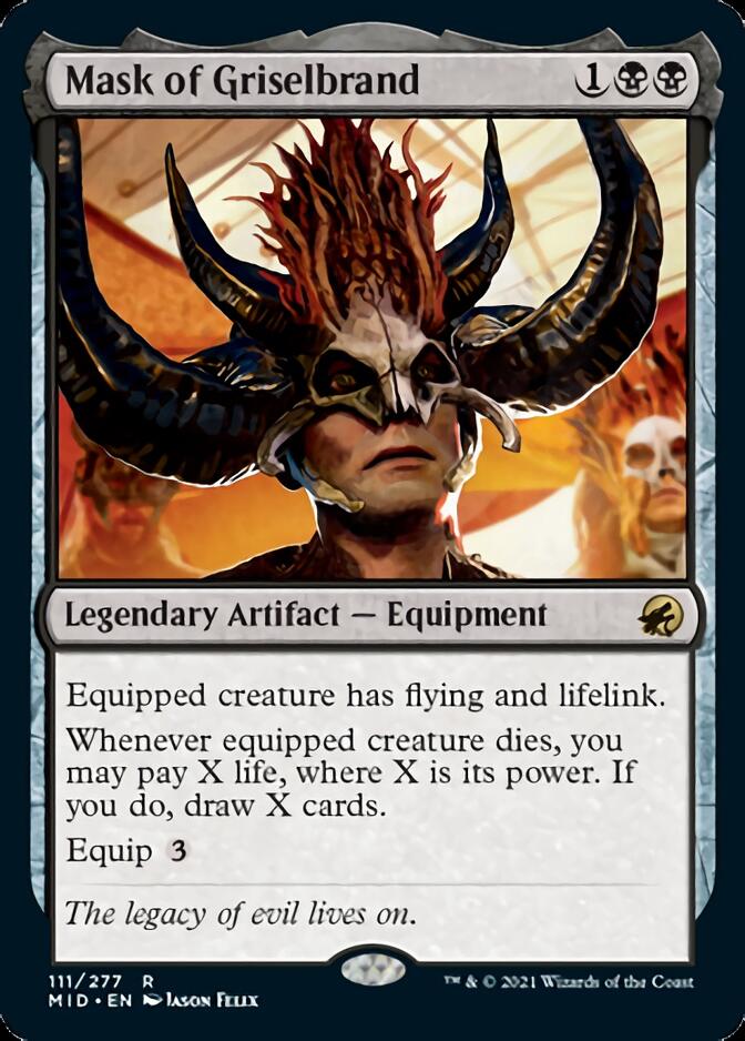 Mask of Griselbrand [Innistrad: Midnight Hunt] Magic: The Gathering