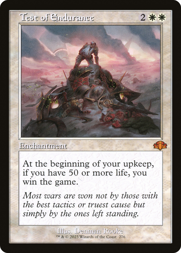 Test of Endurance (Retro) [Dominaria Remastered] Magic: The Gathering