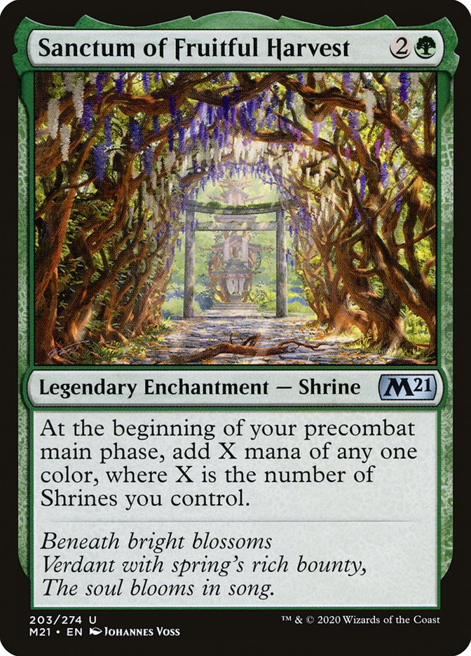 Sanctum of Fruitful Harvest [Core Set 2021] Magic: The Gathering