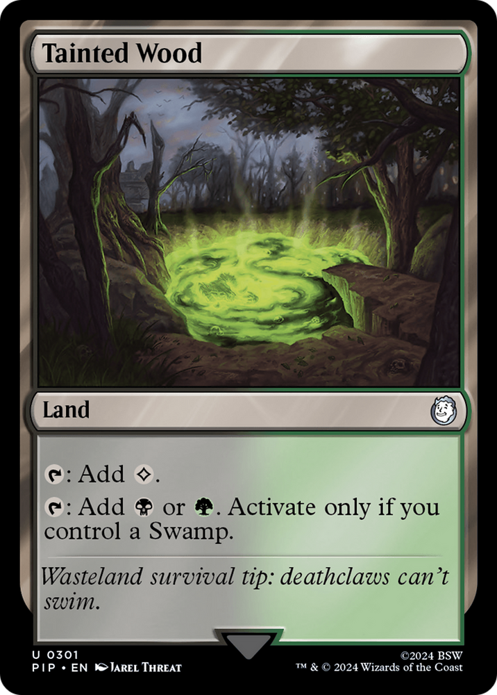 Tainted Wood [Fallout] Magic: The Gathering