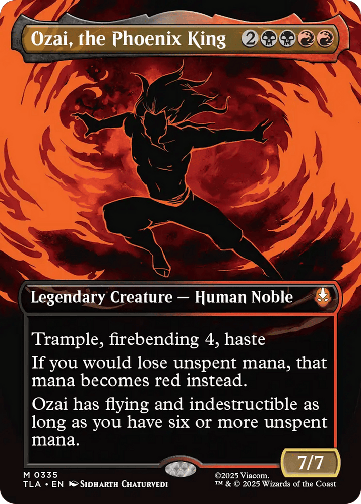 Ozai, the Phoenix King (0335) (Borderless) [Avatar: The Last Airbender]