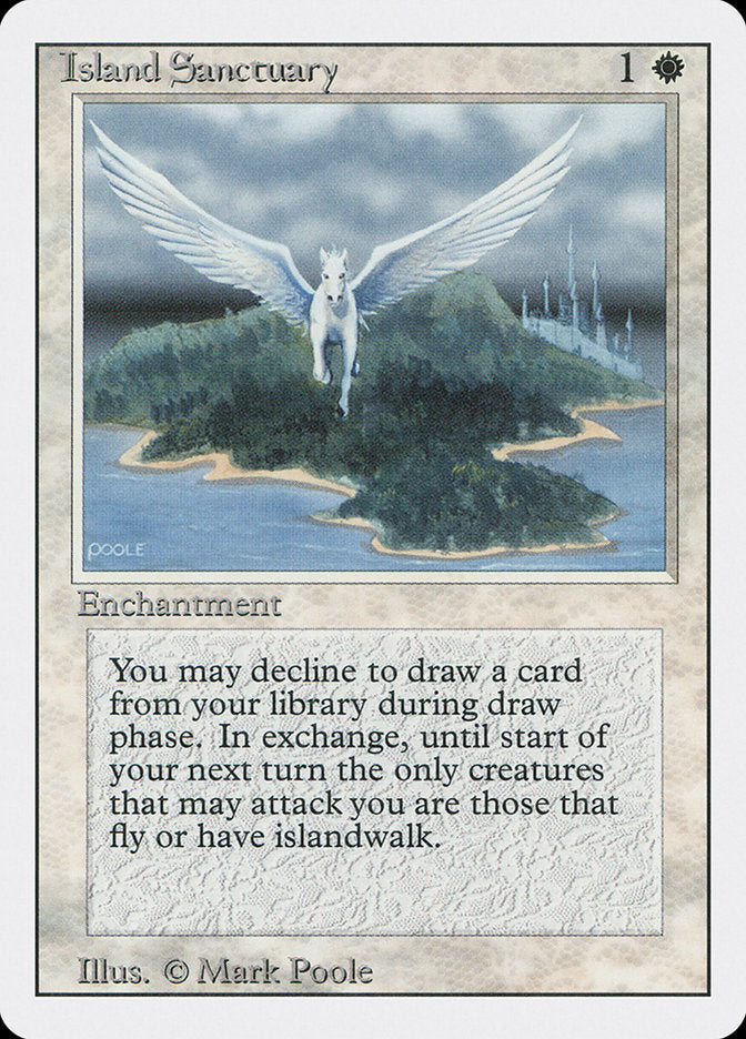 Island Sanctuary [Revised Edition] Magic: The Gathering
