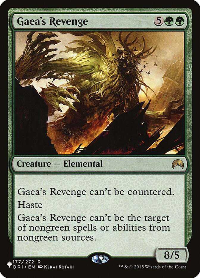 Gaea's Revenge [The List] Magic: The Gathering