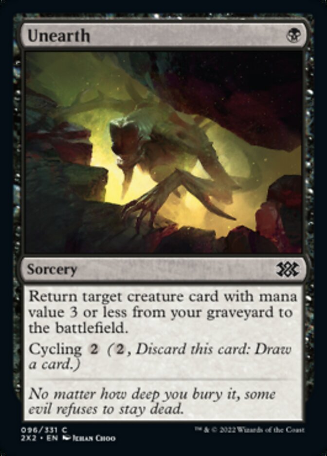 Unearth [Double Masters 2022] Magic: The Gathering