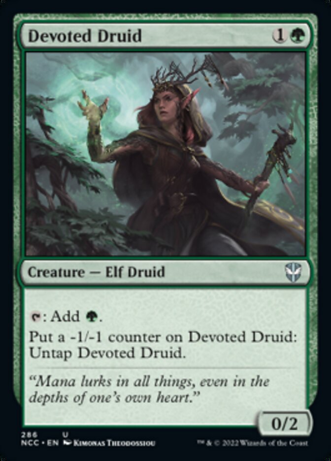 Devoted Druid [Streets of New Capenna Commander] Magic: The Gathering