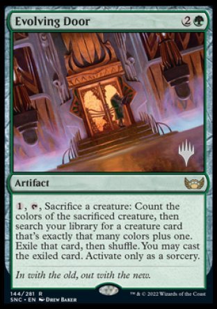 Evolving Door (Promo Pack) [Streets of New Capenna Promos] Magic: The Gathering