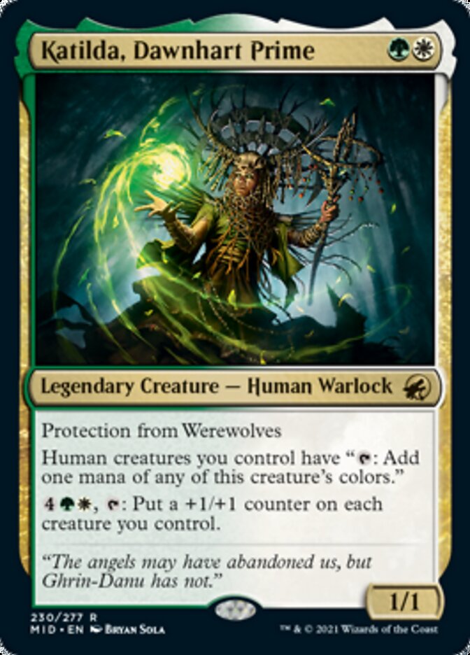 Katilda, Dawnhart Prime [Innistrad: Midnight Hunt] Magic: The Gathering