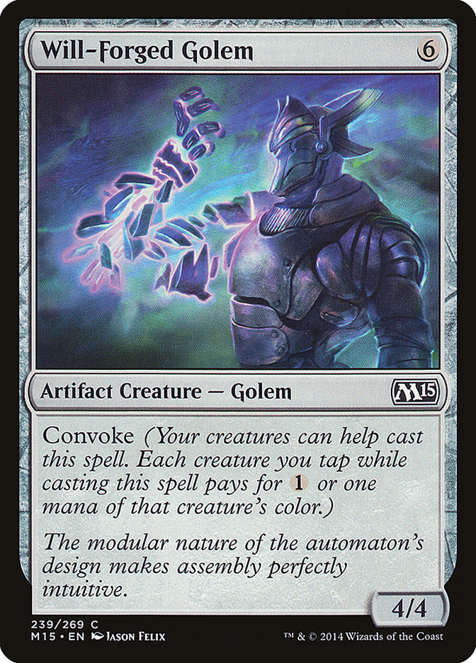 Will-Forged Golem [Magic 2015] Magic: The Gathering
