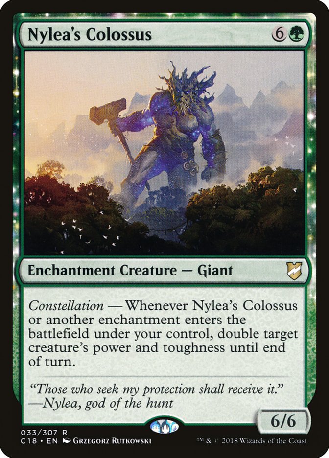Nylea's Colossus [Commander 2018] Magic: The Gathering