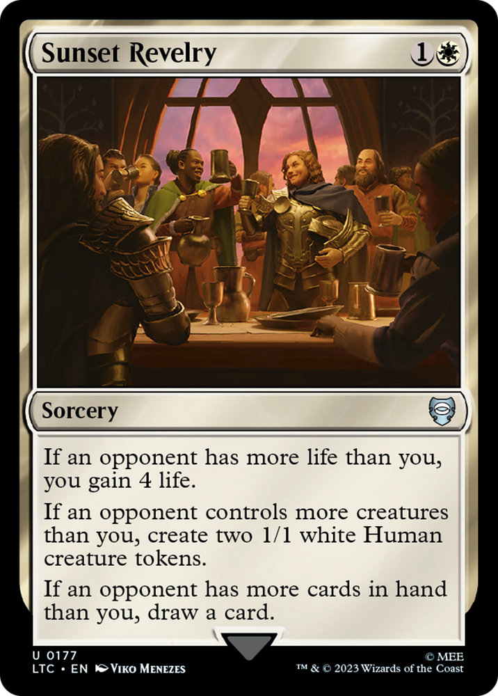 Sunset Revelry [The Lord of the Rings: Tales of Middle-Earth Commander] Magic: The Gathering