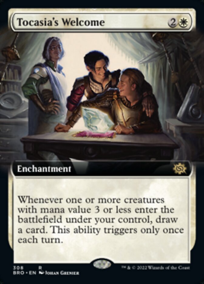 Tocasia's Welcome (Extended Art) [The Brothers' War] Magic: The Gathering