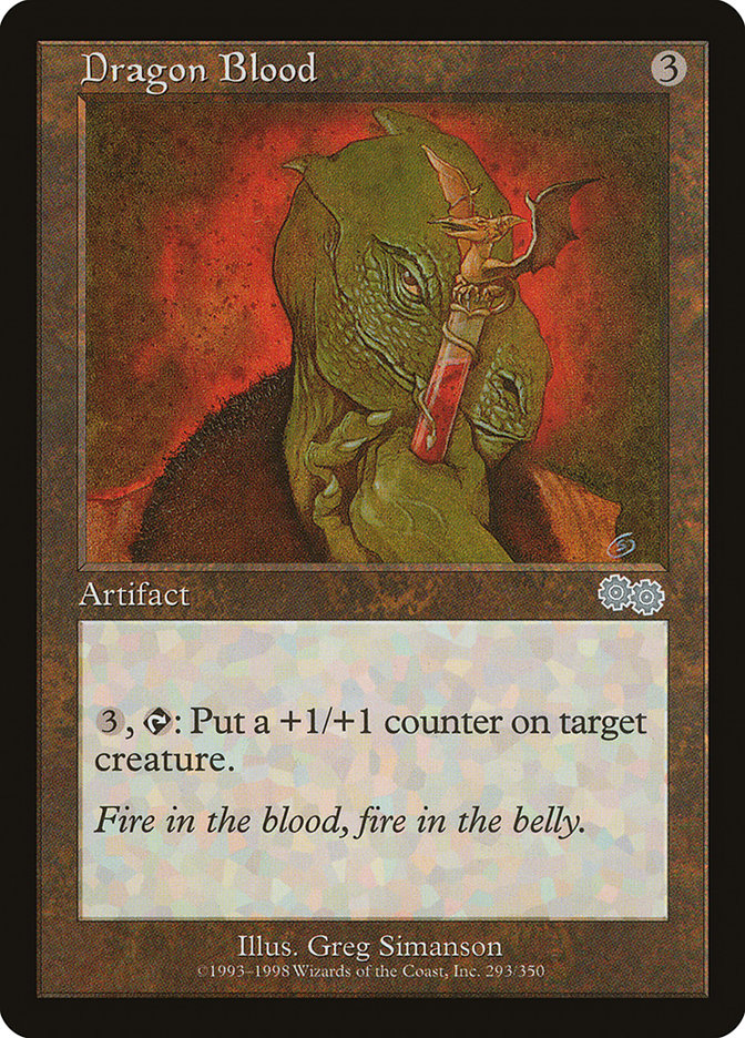 Dragon Blood [Urza's Saga] Magic: The Gathering