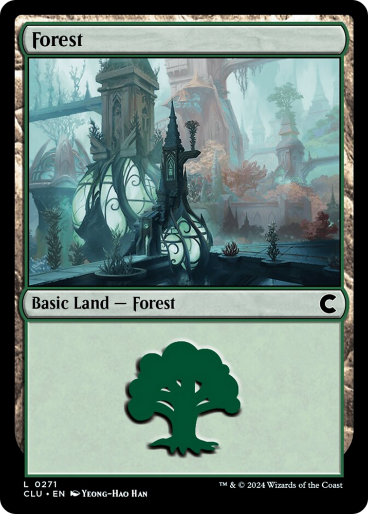 Forest (0271) [Ravnica: Clue Edition] Magic: The Gathering