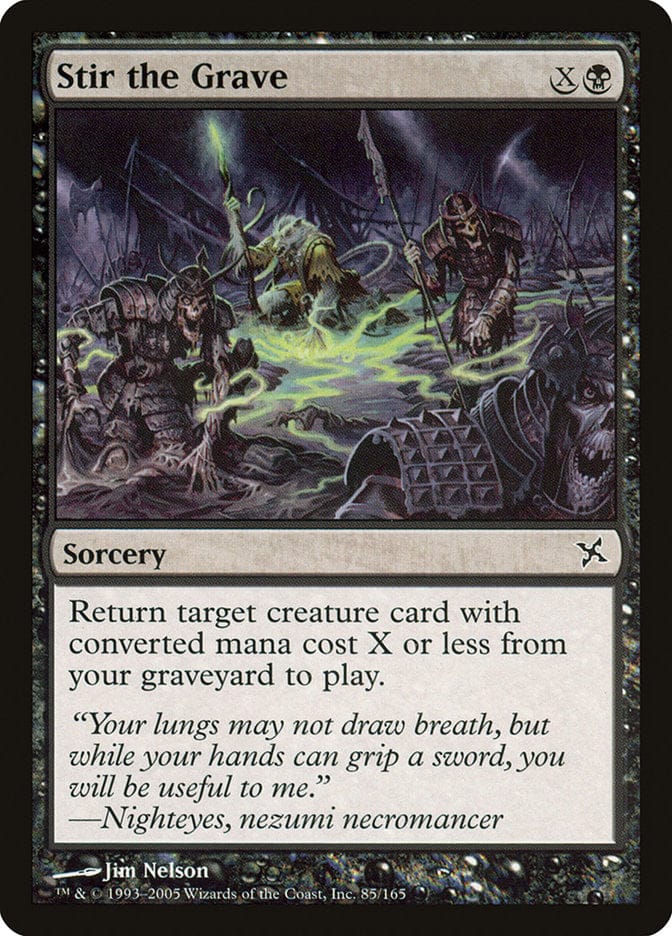 Stir the Grave [Betrayers of Kamigawa] Magic: The Gathering