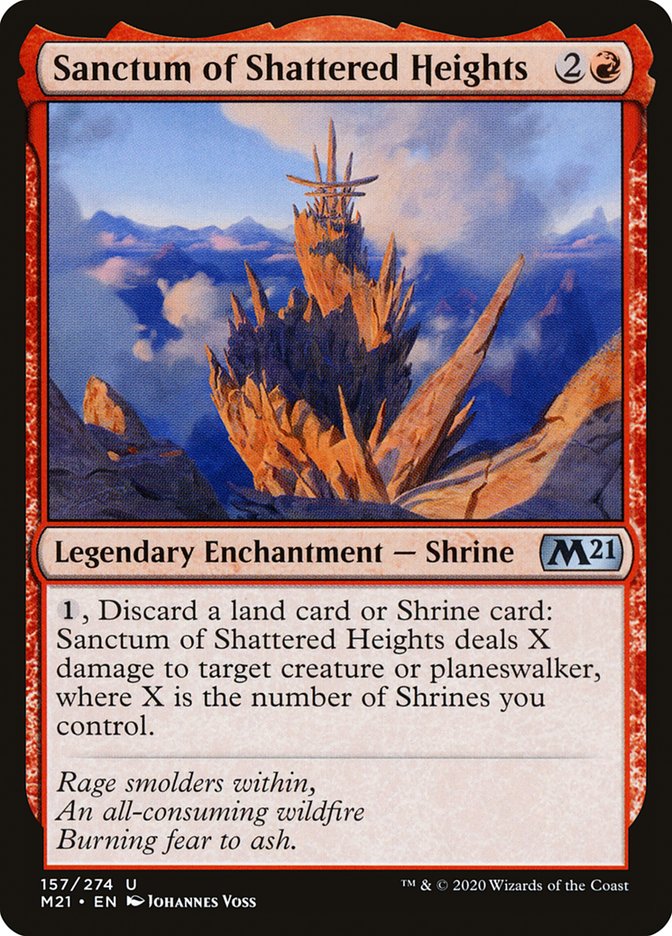 Sanctum of Shattered Heights [Core Set 2021] Magic: The Gathering