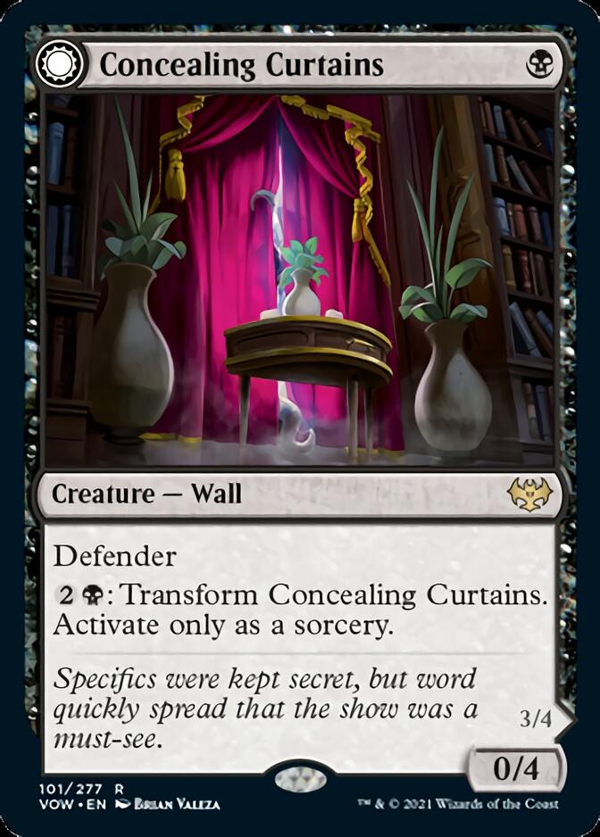 Concealing Curtains // Revealing Eye [Innistrad: Crimson Vow] Magic: The Gathering