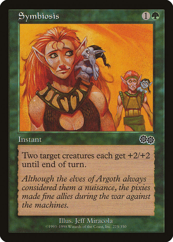 Symbiosis [Urza's Saga] Magic: The Gathering