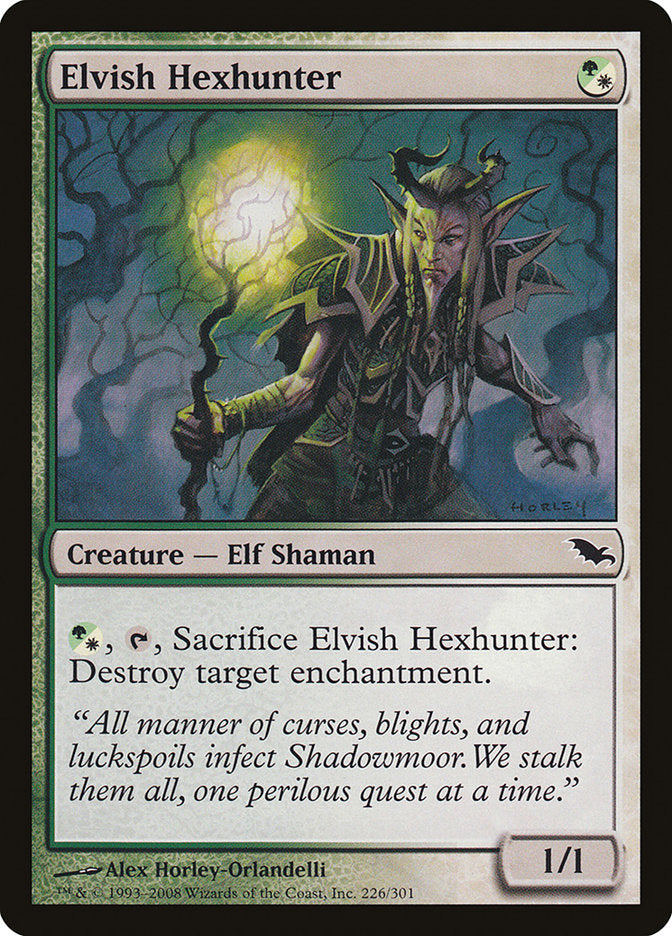 Elvish Hexhunter [Shadowmoor] Magic: The Gathering
