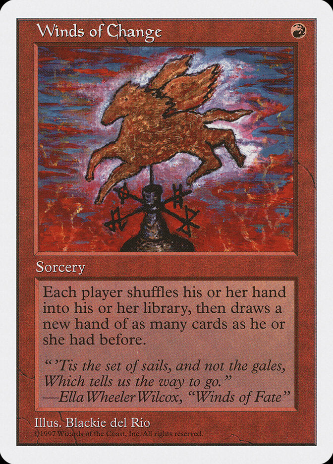 Winds of Change [Fifth Edition] Magic: The Gathering