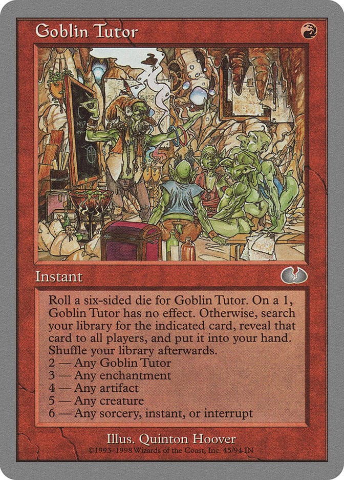 Goblin Tutor [Unglued] Magic: The Gathering