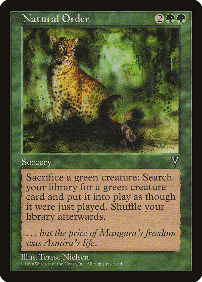 Natural Order [Visions] Magic: The Gathering