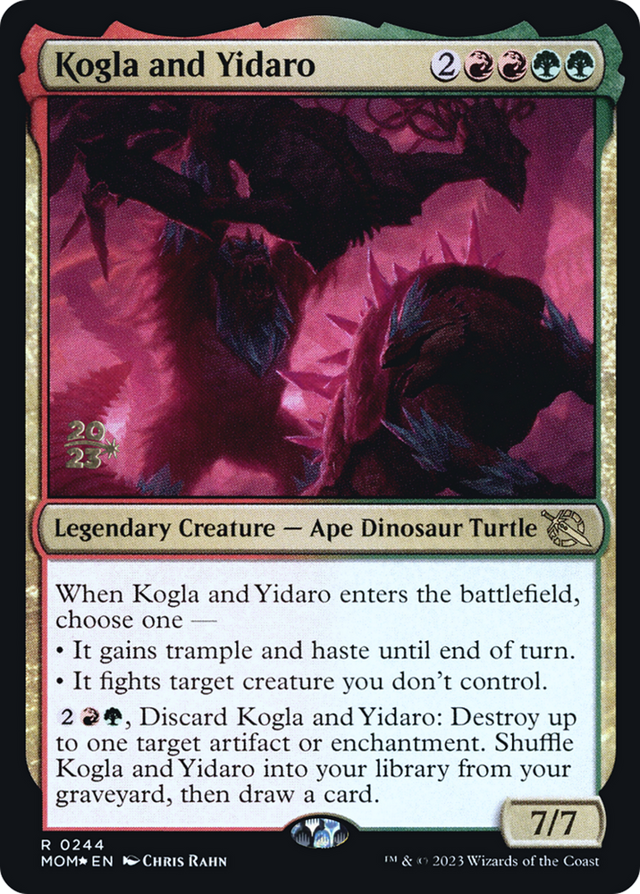 Kogla and Yidaro [March of the Machine Prerelease Promos] Magic: The Gathering