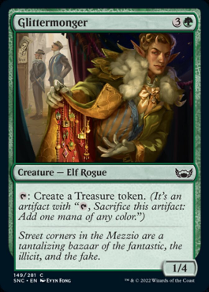 Glittermonger [Streets of New Capenna] Magic: The Gathering