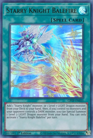 Starry Knight Balefire [GFTP-EN031] Ultra Rare - Yugioh Cards For Your TCG Needs!