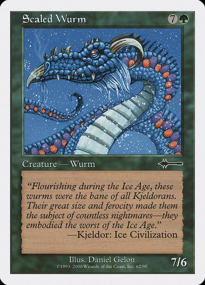 Scaled Wurm [Beatdown] Magic: The Gathering