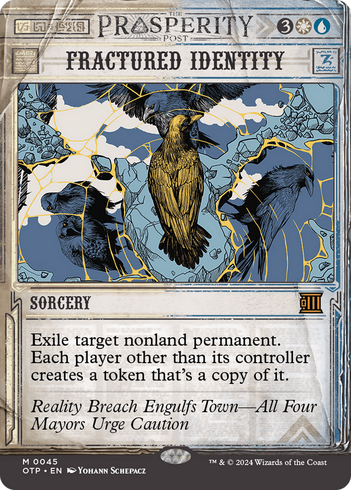 Fractured Identity [Outlaws of Thunder Junction: Breaking News] Magic: The Gathering