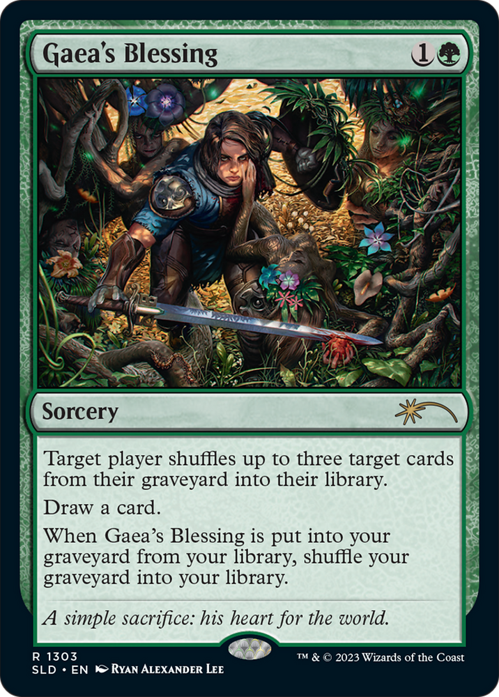 Gaea's Blessing [Secret Lair Drop Series] Magic: The Gathering