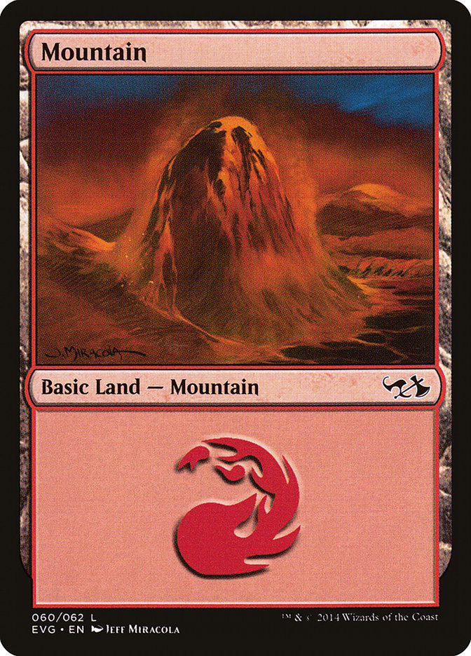 Mountain (60) (Elves vs. Goblins) [Duel Decks Anthology] Magic: The Gathering
