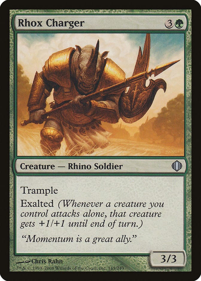 Rhox Charger [Shards of Alara] Magic: The Gathering