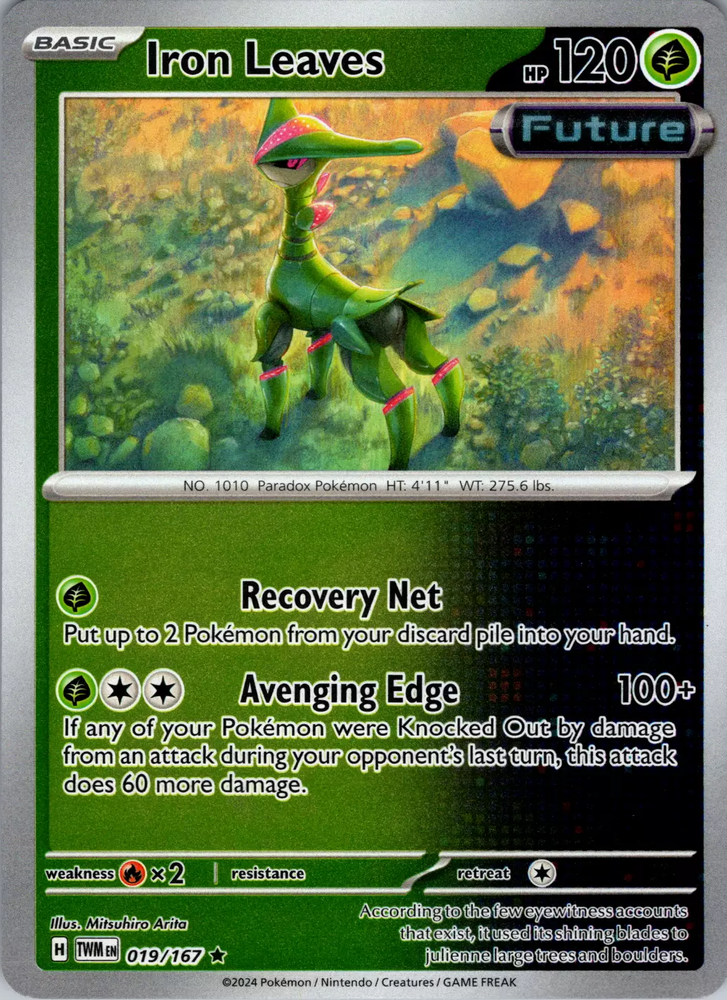 Iron Leaves (019/167) [Scarlet & Violet: Twilight Masquerade] Pokémon