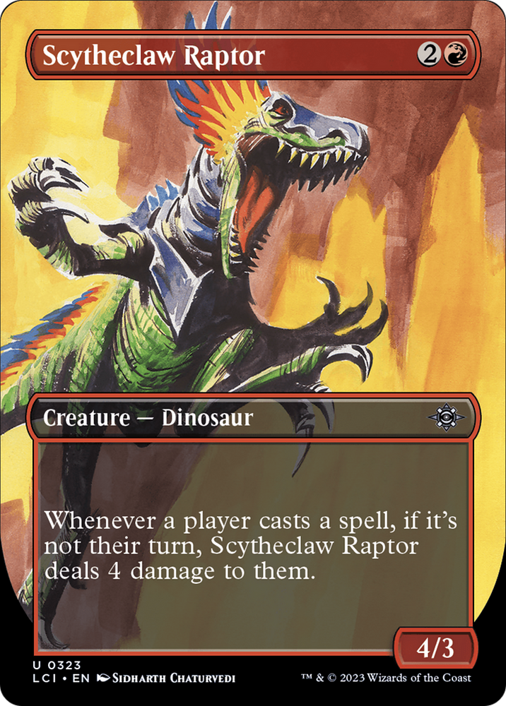 Scytheclaw Raptor (Borderless) [The Lost Caverns of Ixalan] Magic: The Gathering