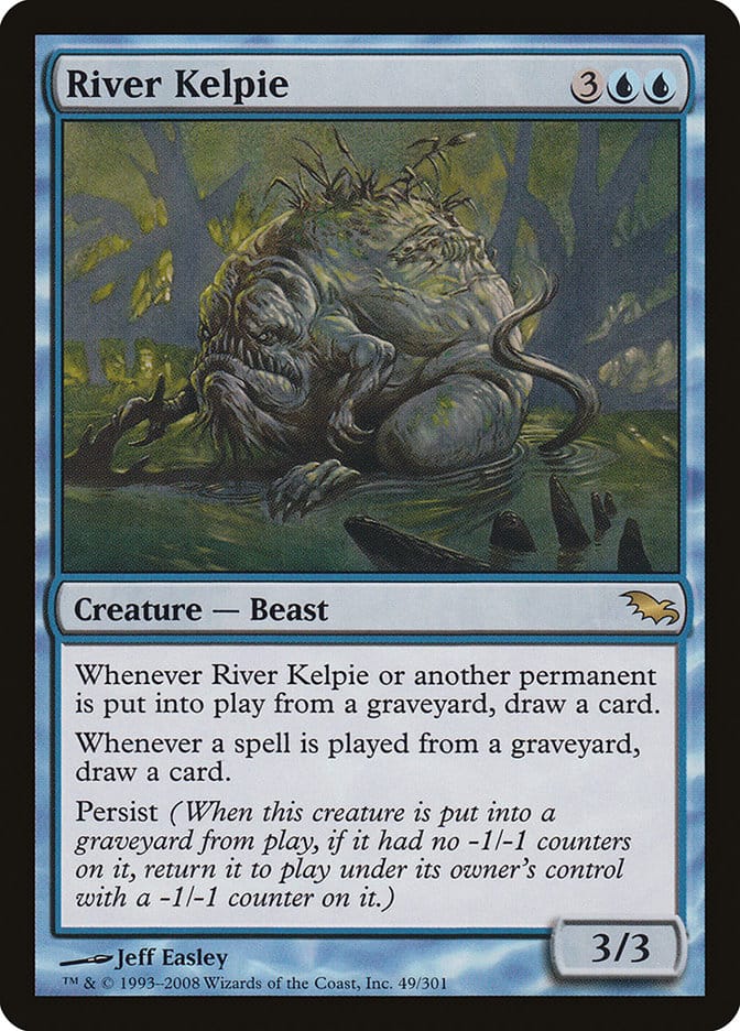 River Kelpie [Shadowmoor] Magic: The Gathering