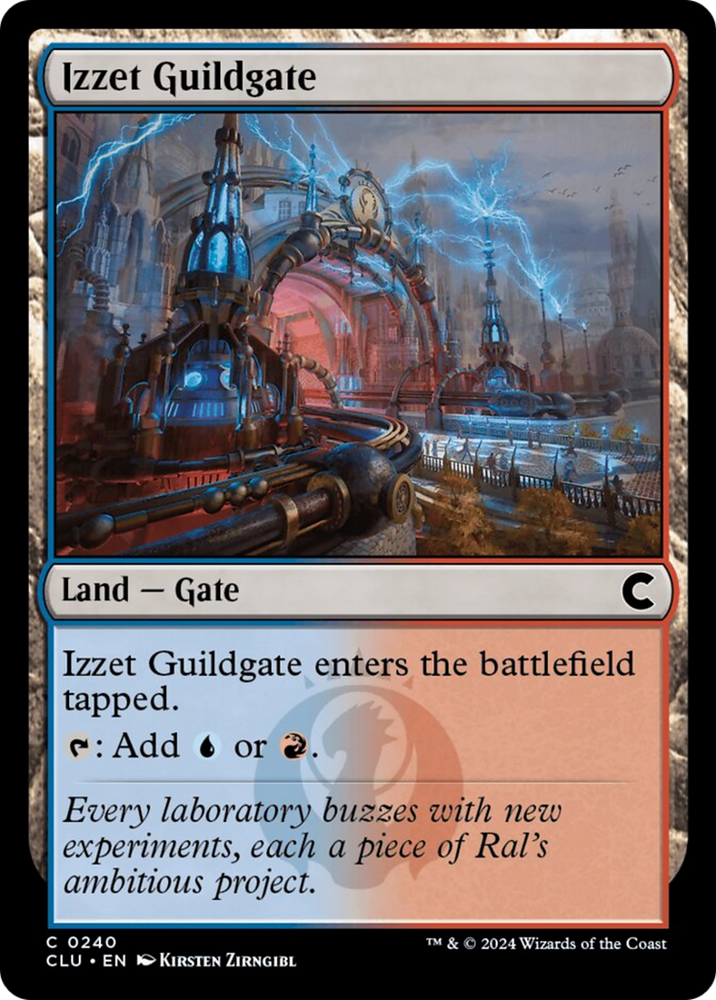 Izzet Guildgate [Ravnica: Clue Edition] Magic: The Gathering