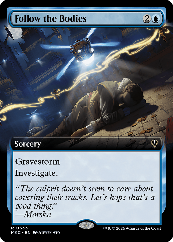 Follow the Bodies (Extended Art) [Murders at Karlov Manor Commander] Magic: The Gathering
