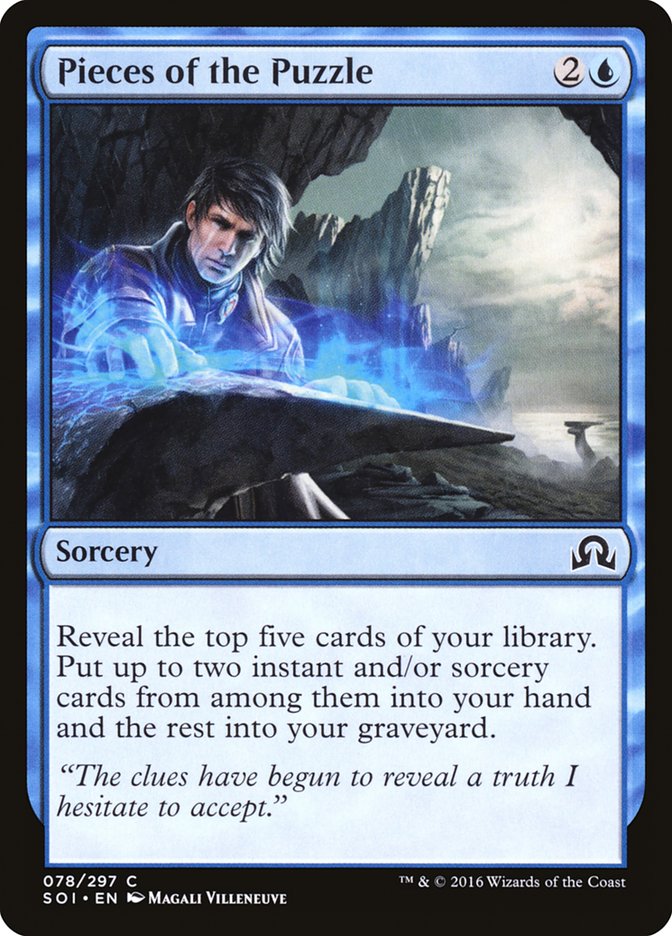 Pieces of the Puzzle [Shadows over Innistrad] Magic: The Gathering