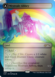 Westvale Abbey // Ormendahl, Profane Prince (Borderless) [Secret Lair: From Cute to Brute] Magic: The Gathering