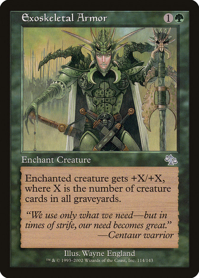 Exoskeletal Armor [Judgment] Magic: The Gathering