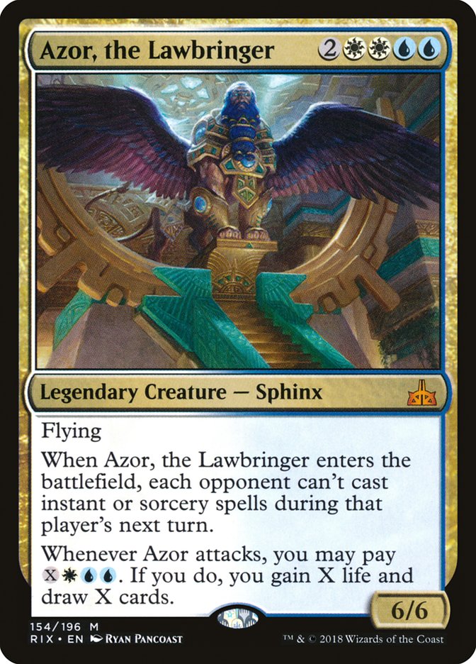 Azor, the Lawbringer [Rivals of Ixalan] Magic: The Gathering