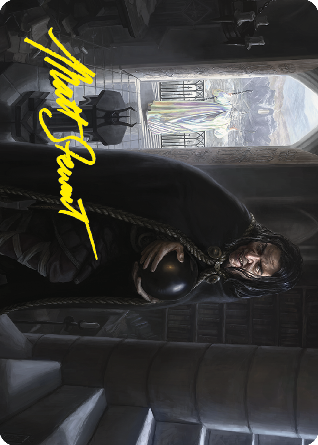 Grima, Saruman's Footman Art Card (Gold-Stamped Signature) [The Lord of the Rings: Tales of Middle-earth Art Series] Magic: The Gathering